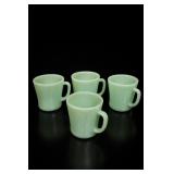 Anchor Hocking Fire-King Jadeite Mug Set, 4 Pc