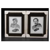 Dale Adkins Dale Earnhardt Sr & Jr Framed Prints