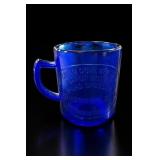 Cream Dove Brand Cobalt Blue Glass Measuring Cup