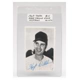 1969 Topps Deckle Edge Hoyt Wilhelm Signed Card