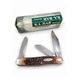 Ka-Bar 1100 USA Folding Knife With Original Box