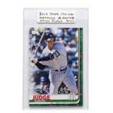 2019 Topps Aaron Judge Holiday Metallic Card