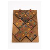 Wooden Peg Puzzle Board Game Set