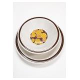 Nikko Ironstone Floral Plates & Serving Bowl Set