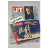 1969 LIFE, Gilbert Erector & Scout Booklet Lot