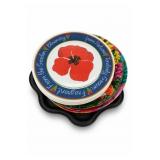 Decorative Floral Plate And Tray Set