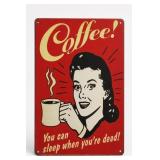 Desperate Enterprises Coffee Tin Sign