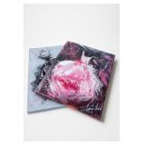 Signed Abstract Figure Paintings, Pair