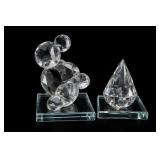Swarovski Disney Crystal Figurines, Pair