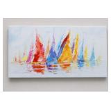 Hobby Lobby Sailboat Wall Decor 13.8 X 29.5