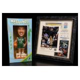 Mavs Brad Davis Bobblehead & Signed Don Nelson