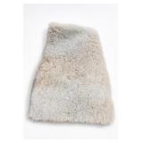 Off-White Fluffy Shag Rug