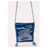 Athens Greece Parthenon Woven Shoulder Bag