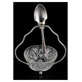 Federal Glass Petal Pattern Condiment Server