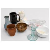 Assorted Pottery And Glassware Group
