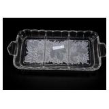 Princess House Fantasia 3-Section Relish Dish