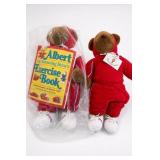 Albert The Running Bear Plush Toy & Exercise Book