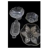 Clear Glass Serving Dishes & Bowls Group