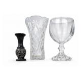 Waterford Marquis Crystal Vase & Two Glass Vases