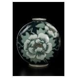 Korean Celadon Floral Vase