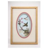 Framed Hummingbird Shadow Box Art