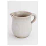 White Stoneware Pitcher