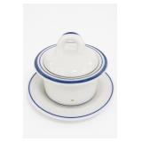 Mikasa Crown Stone Blue NB500 Covered Dish Set