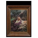 Warner Sallman Christ In Gethsemane 1942 Litho