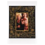 Black And Gold Asian Motif Picture Frame