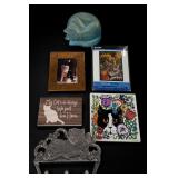Bucilla Afternoon Nap Cat Decor Lot