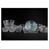Clear Glass Serving Bowls & Dishes Group