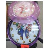 Super Mario & Strawberry Shortcake Clocks