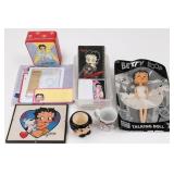 Betty Boop Collectibles Lot With Talking Doll