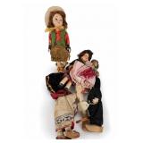 Vintage Costume Dolls Group