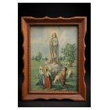 Nossa Senhora De Fatima Framed Religious Print