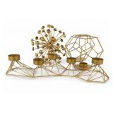 Geometric & Starburst Candle Holder Lot