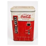 Coca-Cola Bottle Vending Machine Tin