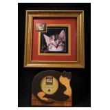 Warren Kimble Signed Cat Artwork & Kitten Print