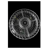 Original Walther-Glas Crystal Floral Platter