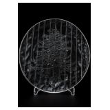 Arcoroc Holly Tree Clear Glass Serving Platter