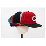 Mixed Baseball Cap Lot Including Reds & Astros