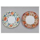 Georges Briard Floral Plates Pair