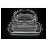 Pyrex Glass Baking Dish Set, Made In USA