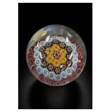 Murano Millefiori Glass Paperweight