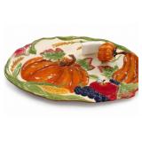 Pier 1 Imports Hand Painted Dolomite Fruit Platter