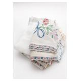 Vintage Embroidered Textile Lot