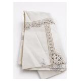 White Tablecloths With Crochet Lace Trim