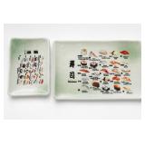 Japanese Sushi Guide Plates, Set of 2