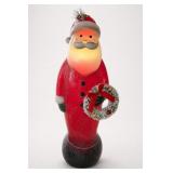 Vintage Santa Blow Mold Christmas Decoration