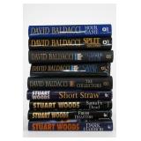 David Baldacci & Stuart Woods 9 Hardcover Books